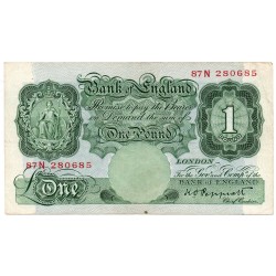 ROYAUME UNI 1 Pound 1934-39 Pick 363c