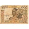 Etats Afrique de l'Ouest / Sénégal 1000 Francs ND Pick 703Km