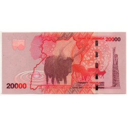 Ouganda 20000 Shillings 2010 Neuf