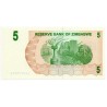 Zimbabwe 5 Dollars 31 Juillet 2007 Pick 38