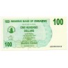 Zimbabwe 100 Dollars 31 Décembre 2007 Pick 42