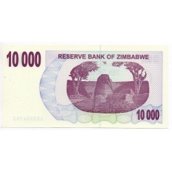 Zimbabwe 10000 Dollars 31 Juillet 2007 Pick 46b