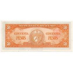 Billet banque de CUBA de 50 Pesos Pick 80b