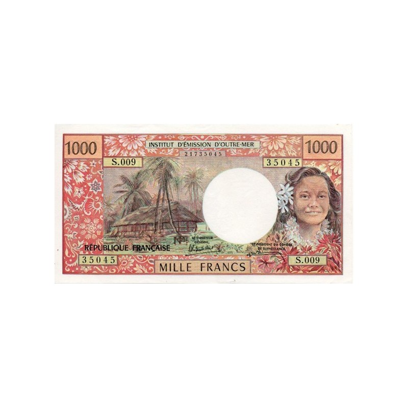 Tahiti 1000 Francs 1985 Pick 27c