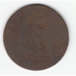 5 CENTIMES NAPOLEON III, TETE NUE  1853 B  B  DV5C0012