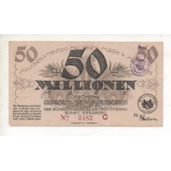 NOTGELD - ANNABERG - 50 millionen - 1923 (A052)