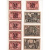 NOTGELD - ARNSTADT - 3 series of 6 (18 different notes) 10 & 25 & 50 pfennig - 1921 (A061)