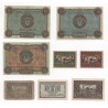 NOTGELD - AUERBACH - 8 different notes - 10 & 25 & 50 pfennig - 1918 (A076)