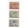 NOTGELD - AUMA - 3 different notes - 2 without numbers - 1920 (A081)