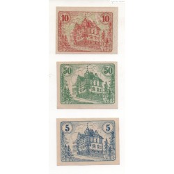 NOTGELD - AUMA - 3 different notes - 2 without numbers - 1920 (A081)