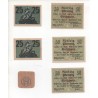 NOTGELD - EISENBACH - 6 different notes - 25 & 50 pfennig (E017)