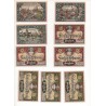 NOTGELD - FRIESACK - 9 different notes - SERIE COMPLETE (F062)