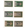 NOTGELD - FRUCHT - 6 different notes - 25 & 50 & 75 pfennig (F070)