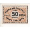 NOTGELD - GROITZSCH - 50 pfennig - RARE (G099)