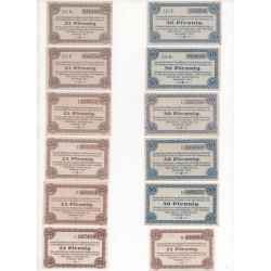 NOTGELD - HANNOVER - 22 different notes - 1917-1920 (H035)