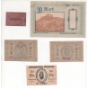 NOTGELD - KULMBACH - 5 different notes (K103)