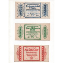 NOTGELD - LANGQUAID - 5 different notes (L028)
