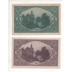 NOTGELD - MOSBACH - 2 different notes (M076)