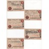 NOTGELD - MUHLHAUSEN - 5 different notes - 1921 (M084)