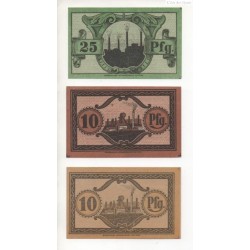 NOTGELD - NEUKIRCHEN - 3 different notes (N033)