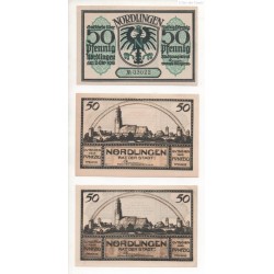 NOTGELD - NORDLINGEN - 10 different notes (N093)