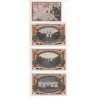 NOTGELD - OBERWESSEL - 4 different notes (O001)