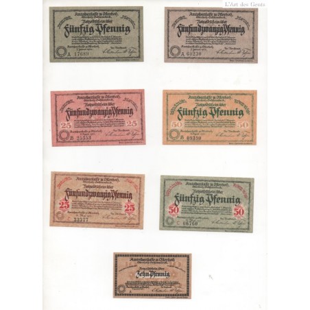 NOTGELD - OSTERHOLZ - 7 different notes (O017)