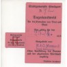 NOTGELD  STUTTGARD - Tagesausweis für Brot und Mehl  (S148)