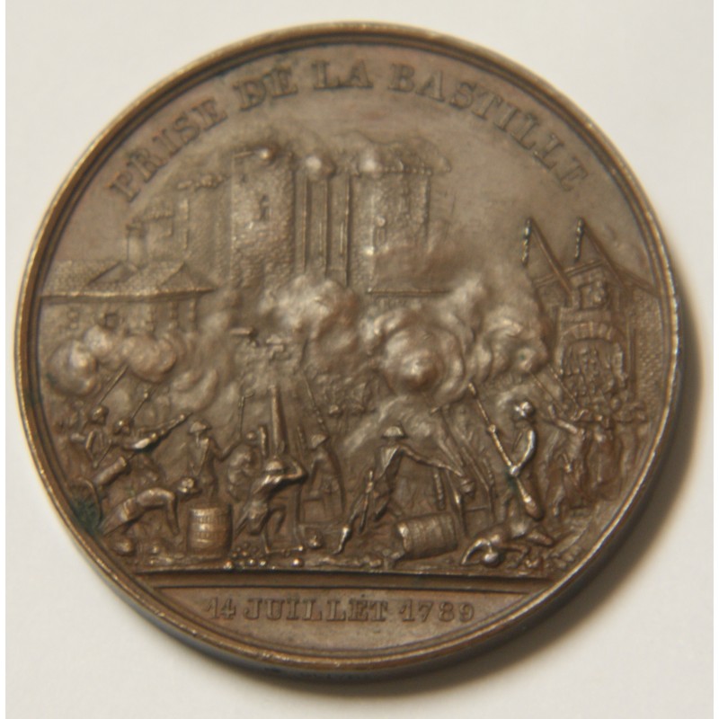 Médaille Prise de la BASTILLE par ROGAT 1844