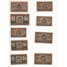 NOTGELD  SACHSA BAD - 9 different notes - different number's color (S007)