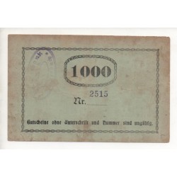 NOTGELD  STÜTZERBACH - 1000 mark - 1923 (S169)