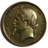 Medaille Napoléon III Argent doré Exposition DOUAI 1866