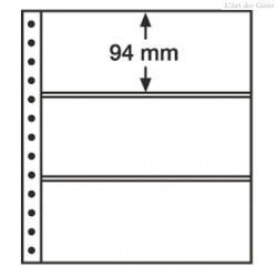 Leuchtturm Feuilles R, 3 compartiments, noir