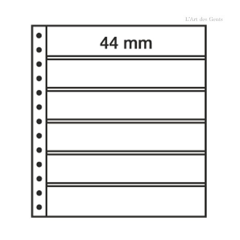 Feuilles R 6 compartiments, noirs