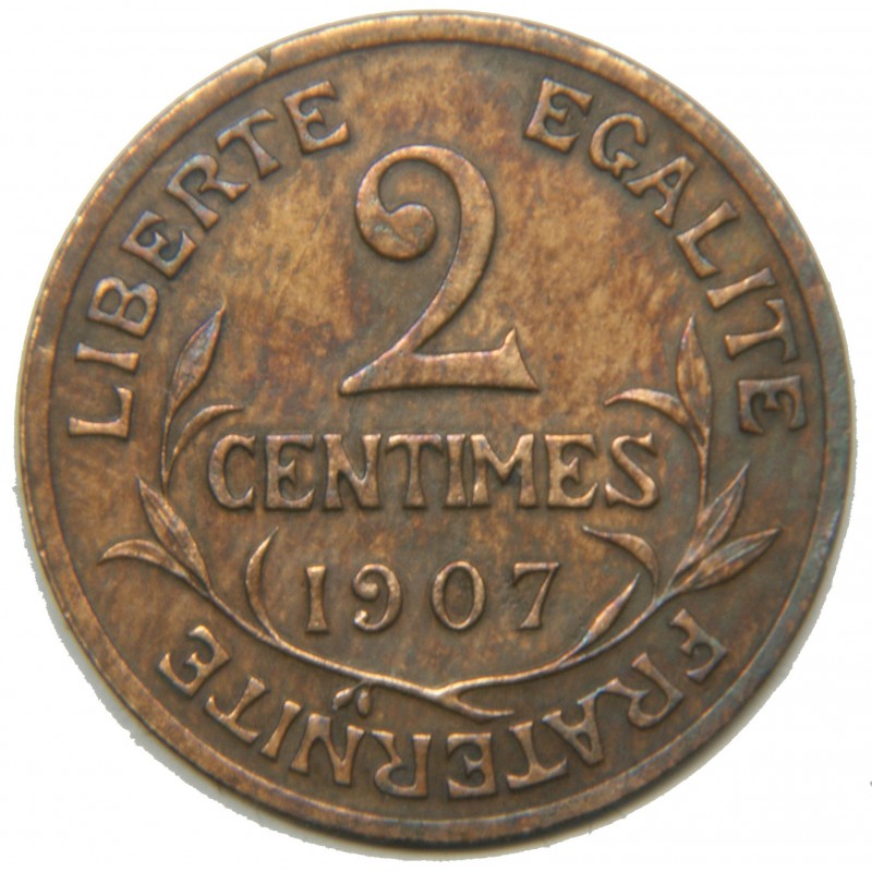 D. DUPUIS - 2 centimes 1907 SUP