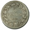 BELGIQUE - LEOPOLD I er 5 Francs 1847 TB+