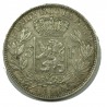 BELGIQUE - LEOPOLD II 5 Francs 1866 TTB sans point