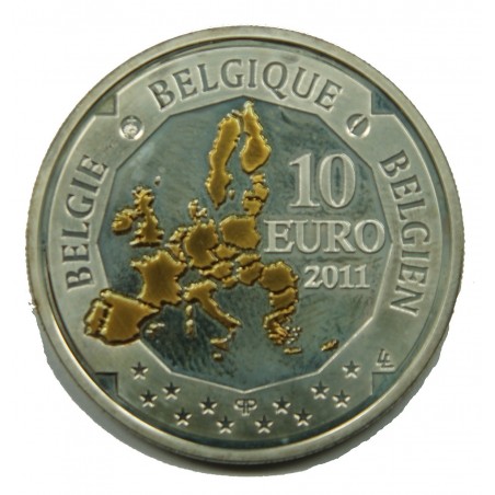 BELGIQUE - 10 EURO 2011 PICARD 7548 EX. - BE -