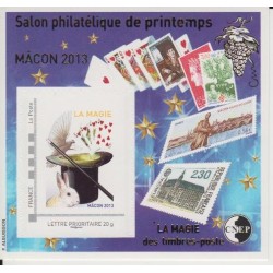 BLOC CNEP  63 SALON PHILATELIQUE DE PRINTEMPS DE MACON