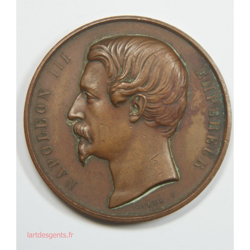 Medaille Napoléon III, Ministère de l'Agriculture. Concours Régional 1859 ST QUENTIN
