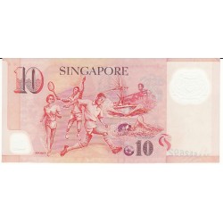 SINGAPOUR 10 DOLLARS 1999