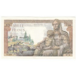 1000 Francs DEESSE DEMETER 28-05-1942  Fayette 40.1