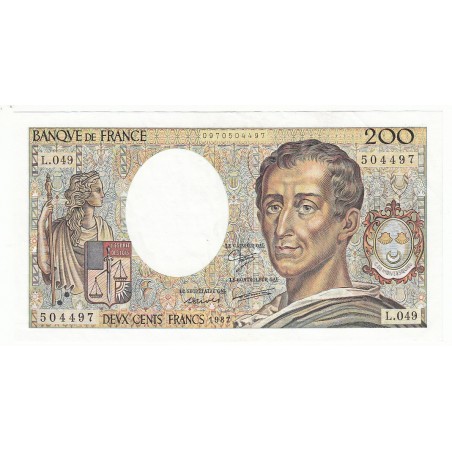 200 Francs MONTESQUIEU 1987 Fayette 70.5