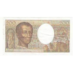 200 Francs MONTESQUIEU 1989 Fayette 70.9 SUP