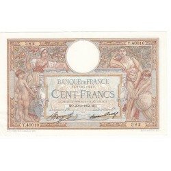 100 Francs LUC OLIVIER MERSON 30-03-1933 Fayette 24.12