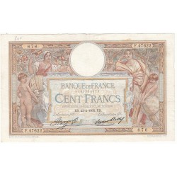 100 Francs LUC OLIVIER MERSON 21-02-1935 Fayette 24.14