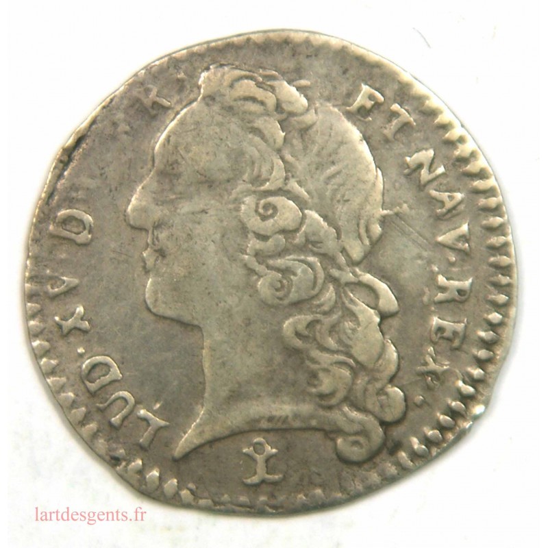 Louis XV – 1-20ème Ecu 1747 N Montpellier R3