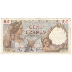 100 Francs SULLY  24-08-1939 TB Fayette 26.5
