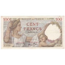 100 Francs SULLY 09-01-1941 TTB   Fayette 26.44