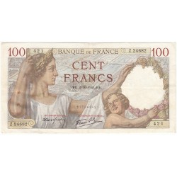 100 FRANCS SULLY 02-10-1941 Fayette 26.58